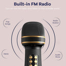 WS-898 Karaoke Bluetooth-Compatible Microphone Wireless Sing Mic (Black) Newly
