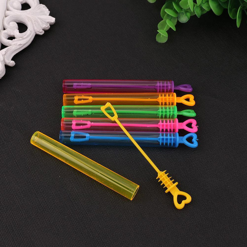 24pcs Funny Kids Outdoor Soap Bubble Bottles Toys Home Wedding Decor(Heart)