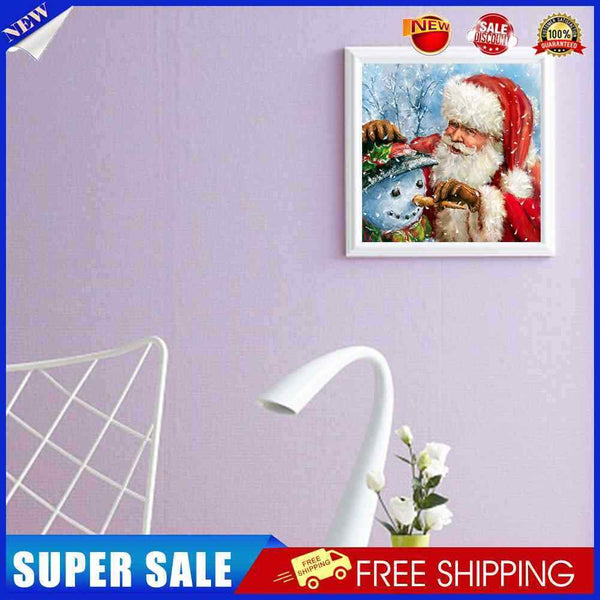 #A 5D DIY Diamond Painting Santa Claus Kits Full Round Drill Wall Decor Art Craf