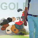 10x Golf Club Head Cover Leather Rod Head Protective Case Sleeve (Regular)