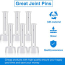 12 Packs Pool Joint Pins with Rubber Seal for Intex Round Metal Frame Pool Pa