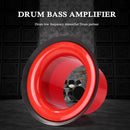 Drum Bass Bottom Microphone Amplifier Voice Loudspeaker Percussion (Red) Newly