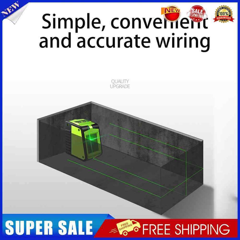 2 Lines Infrared Level Self-Leveling Professional Horizontal Vertical Leveler