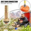 Camping Hiking Gas Can Stove Filling Joint Outdoor Gas Tank Refill Adaptor Va