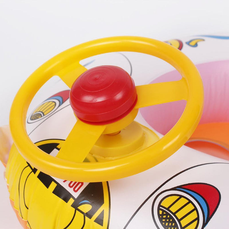 Cute Baby Inflatable Seat Swimming Ring Pool Aid Trainer Beach Float Boat Newly