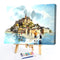 Castle Oil Paint By Numbers Kit DIY Acrylic Painting on Canvas Frameless Picture