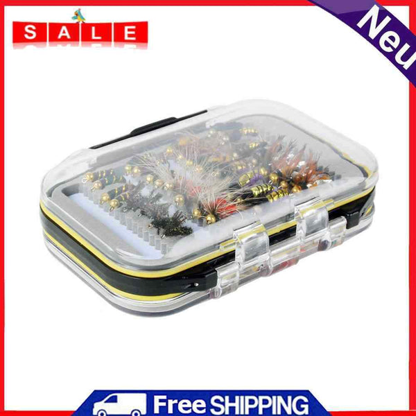 40pcs/Box Trout Fly Fishing Flies Kit Nymph Dry Wet Flies Fishing Lures Bait
