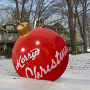 60cm Inflatable Christmas Balloon w/Pump Printed Ornament (Merry Christmas)