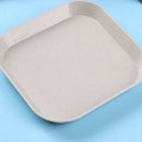 plate Fruit tray Creativity Square plate Wheat straw Spit bone dish Tableware