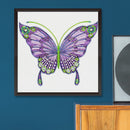 5D DIY Special Shaped Diamond Painting Butterfly Embroidery Craft Kits Wall Art