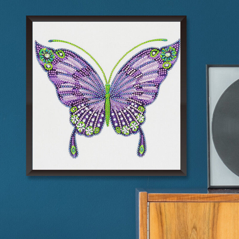 5D DIY Special Shaped Diamond Painting Butterfly Embroidery Craft Kits Wall Art