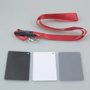 Digital Camera 3in1 Pocket-Size White Black Grey Balance Cards Neck Strap Newly