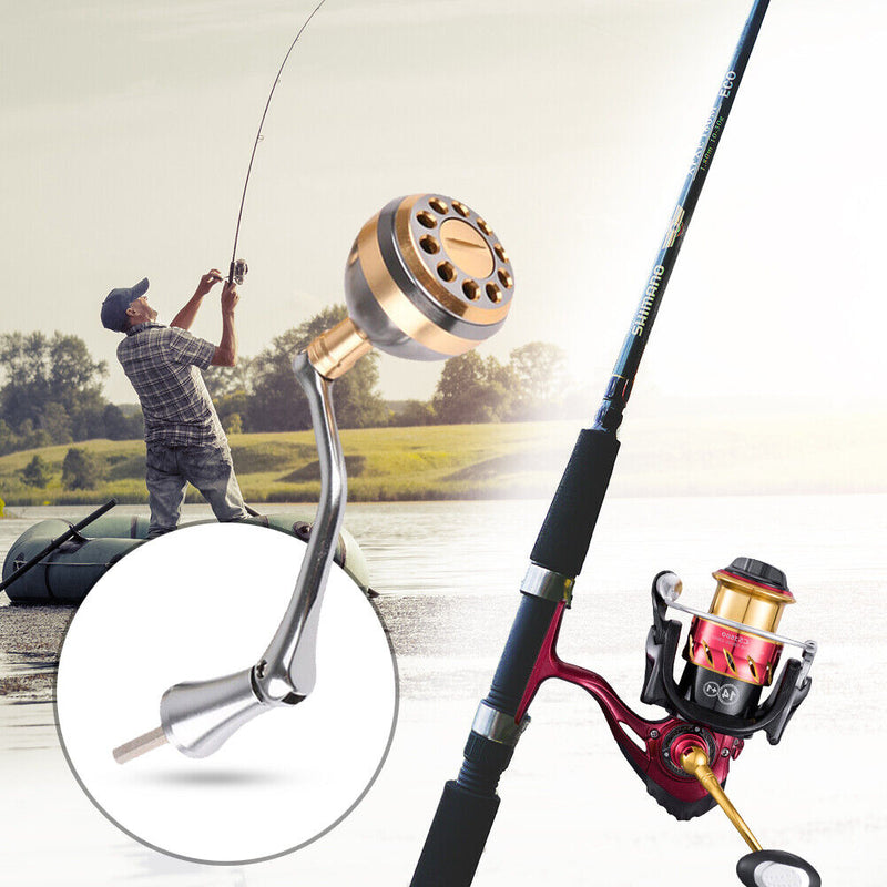Fishing Reel Accessories Metal Carbon Brazing Rocker Grip Spinning Wheel Ha