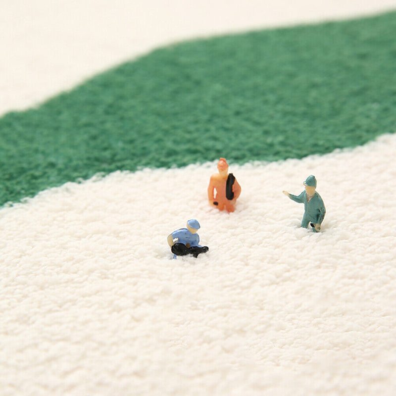 Super Absorbent Bath Mat Carpet Non-slip Bathroom Entrance Doormat (Green) Newly