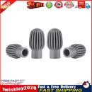 4pcs Silicone Drum Stick Practice Tip Head Drumstick Mute Damper (Grey) Newly