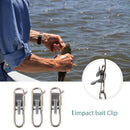 Stainless Steel Impact Bait Clip PE Decoupling Accessory Fishing Hook Tools