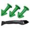 Caulking Construction Silicone Remover Caulk Finisher Scraper (Green Set) Newly