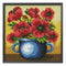 14CT Stamp Cross Stitch Kits DIY Flowers Printed Needlework Decor (H535)