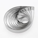10pcs Stainless Steel Metal Fondant Cake Mold Rose Petal Cookie Cutter