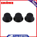 3pcs/Set Black Plastic Electric Guitar Adjust Volume Rotary Rotary Selector Pot