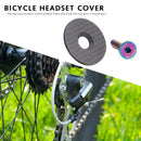 RISK Bicycle Headset Cover Carbon Fiber MTB Road Bike Stem Top Cap (28.6mm)