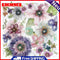Ink Flower Oil Paint By Numbers DIY Acrylic Painting on Canvas Frameless Art Kit