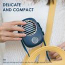 #A Leafless Hanging Neck Fan USB Type-C Rechargeable Neckband Fan for Outdoor