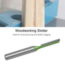 6mm Shank Single Double Flute Straight Router Bit Set Carving Milling Cutter