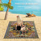 #A Multifunctional Folding Beach Mat Waterproof Portable Camping Picnic Blanket
