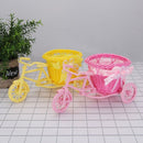 Organization Kids Gift Home Storages Bicycle Design Bike Rattan Storage Basket