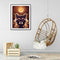 #A 5D DIY Diamond Painting Kits Moon Animal Full Round Drill Mosaic Rhinestone A