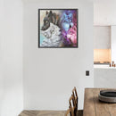 5D DIY Diamond Painting Kits Full Round Drill Wolves Rhinestone Art Crafts Home