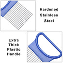 Steel Fruit Vegetable Slicer Onion Needle Onion Fork Meat Slicers Tomato Cutter