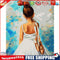 Ballet Girl Partial Oil Paint By Numbers DIY Handpainted on Canvas Wall Art