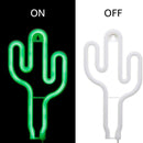 Cactus Shaped LED Decorative Neon Sign Night Light Holiday Art Lamp (B) Newly