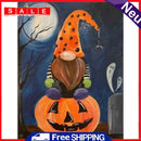 5D DIY Diamond Painting Gnome Full Drill Rhinestone Mosaic Art Picture for Home