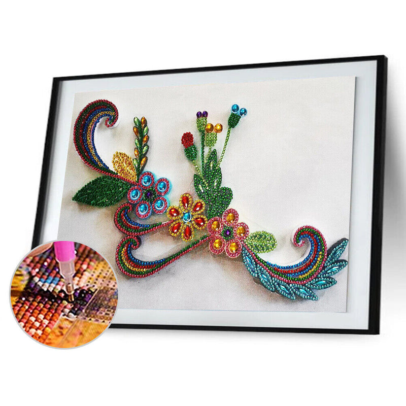 Special-shaped diamond flowers and plants series home decoration