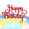 Kid Happy Birthday Cake Plugin Glitter Calligraphy hot Decor Home Bling G1A3