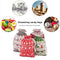 Christmas Burlap Bags with Drawstring Packaging Burlap Pouches Xmas Gift Bags