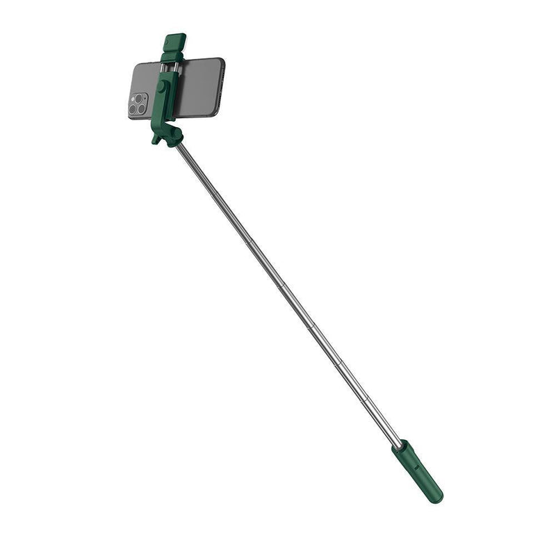 Portable Selfie Stick Aluminium Alloy Mobile Phone Bracket with Fill Light