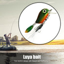 Japanese Mino 3.8cm 5g Topwater Bionic Fishing Lure Bait with Hook (Green)