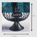Wrought Iron Coffee Cup Organizer Coffee Capsule Pod Display Rack (Black) Newly