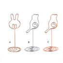 Paper Clamp Party Table Number Holder Photo Clips Clamps Stand Place Card