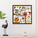 14CT Stamped Cross Stitch Kits DIY Printed Needlework Decor (K942 Autumn) Newly