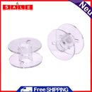 50pcs Empty Coils Plastic Transparent Sewing Machine Coils Sewing Thread