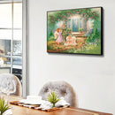Oil Paint By Numbers Picture DIY Painting Angle Girl Acrylic Paint Art Decor