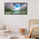 DIY Beautiful Scenery Full Round Diamond Painting Mosaic Kits Wall Decor Craf