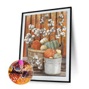 Pumpkins 5D Diamond Painting DIY Full Drill Round Rhinestone