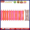 12pcs Perm Bar Rubber Band Hair Curler Hairdressing Tool(Random Color/6