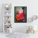 Diamond Painting Dress Women Full Round Drill Picture of Rhinestone DIY Drawing